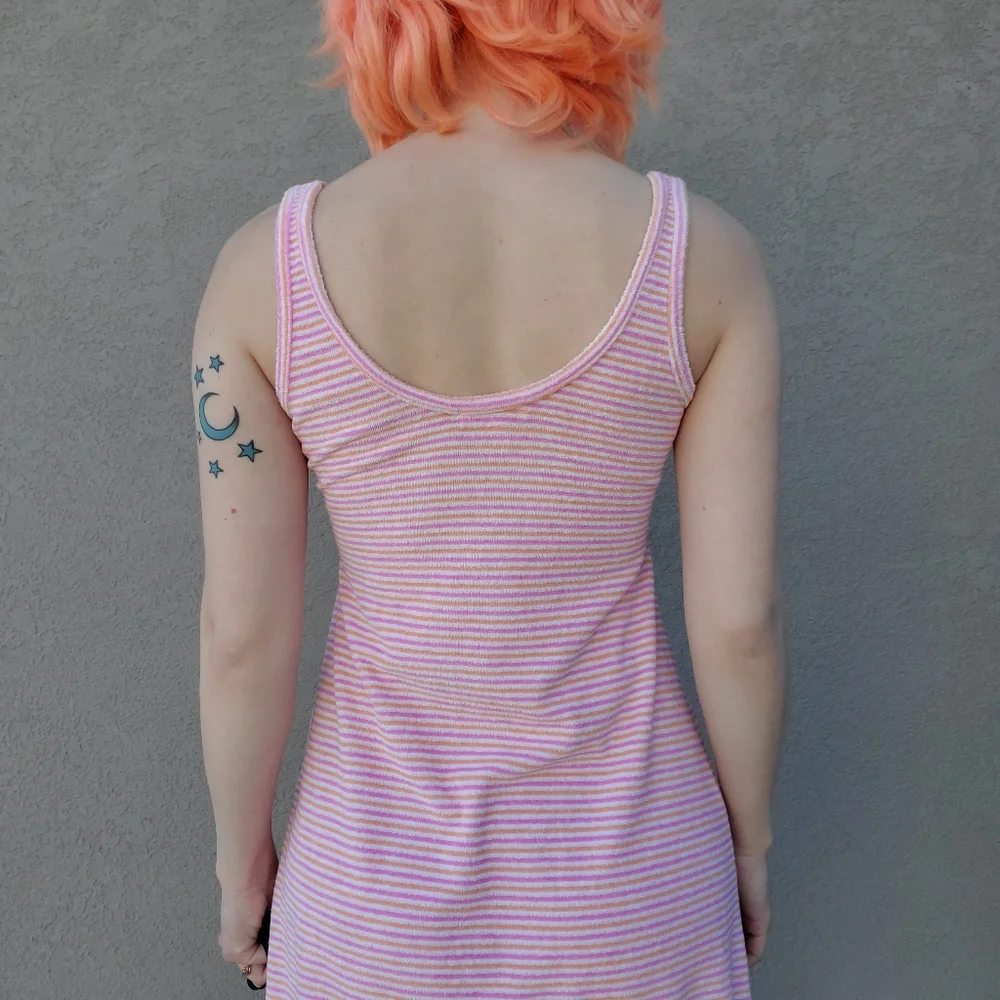 Lilly Pulitzer Terrycloth Pink Mini Dress Swim Cover Up Summer - Picture 11 of 11